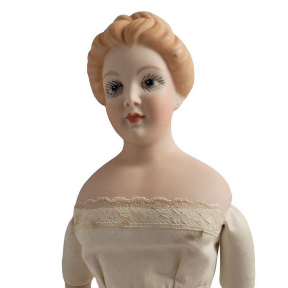VINTAGE Victorian Style Porcelain Doll - Picture 1 of 7